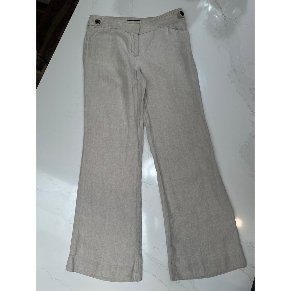J. Crew 100% Linen Favorite Fit Pants Casual Dressy Vacation Travel